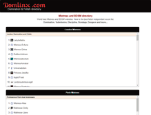Tablet Screenshot of domlinx.com